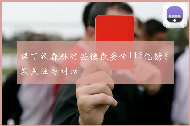 诺丁汉森林对安德森要价115亿镑引发关注与讨论